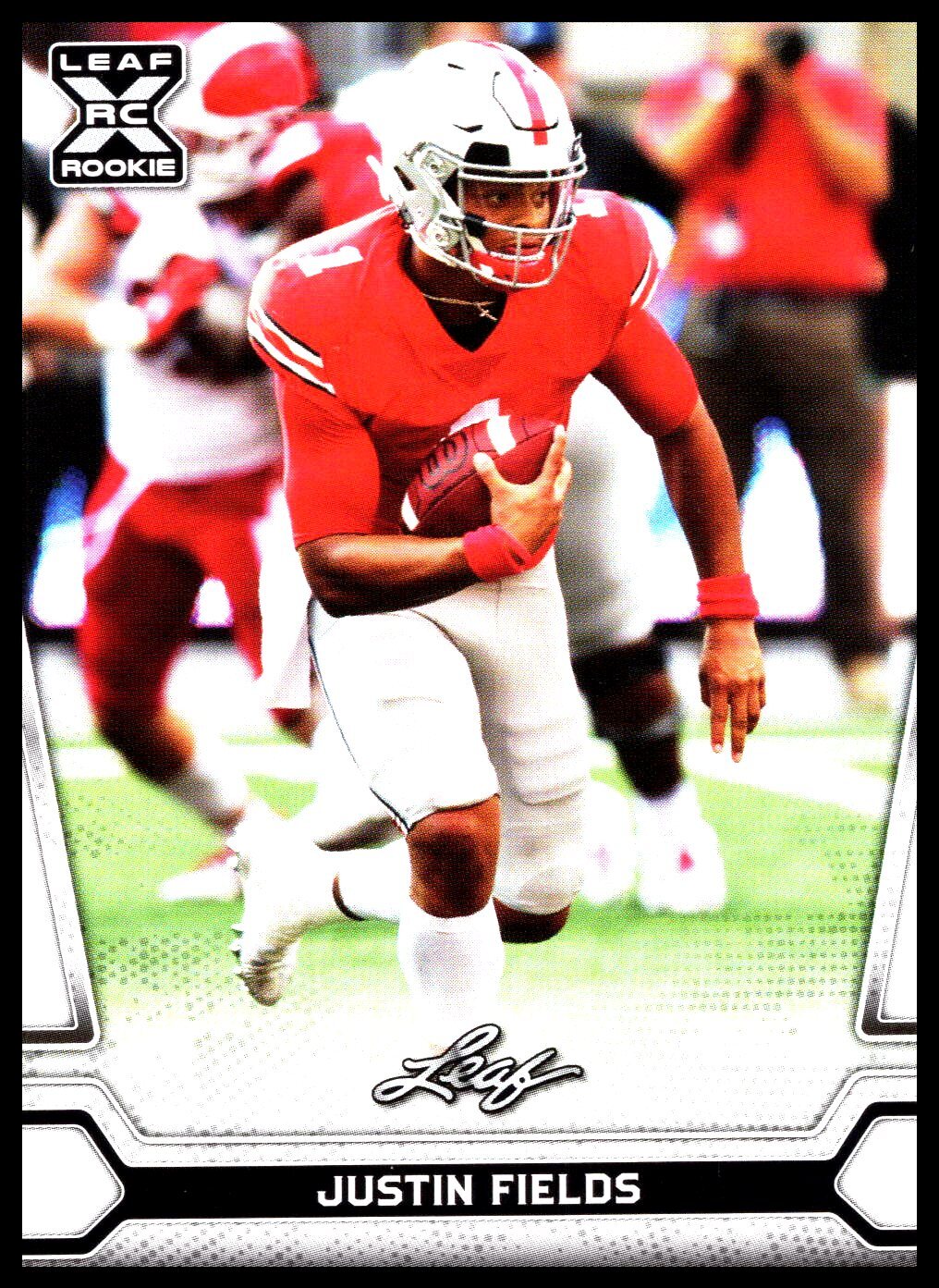 2021 Leaf Football #06 Justin Fields RC