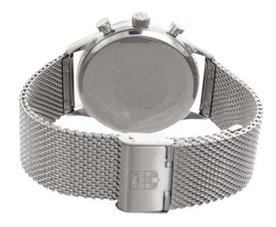 Vince Camuto Men's Blue Dial Stainless Steel Chronograph Watch VC