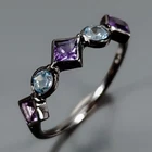 Handmade Natural Amethyst Ring 925 Sterling Silver Size 8 /R473293