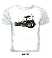 Vintage T Bucket Racegasserdrag T-shirt Ted Brown Chassis T Bucket
