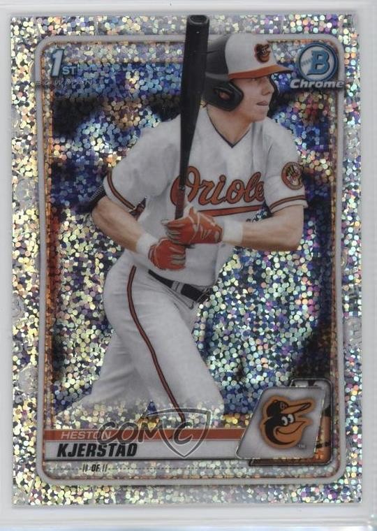 2020 Bowman Draft Chrome Sparkle Refractor Heston Kjerstad #BD-122 3hd