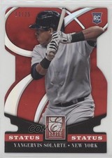 2014 Panini Donruss Elite Status Red Die-Cut 11/25 Yangervis Solarte #85 fm0