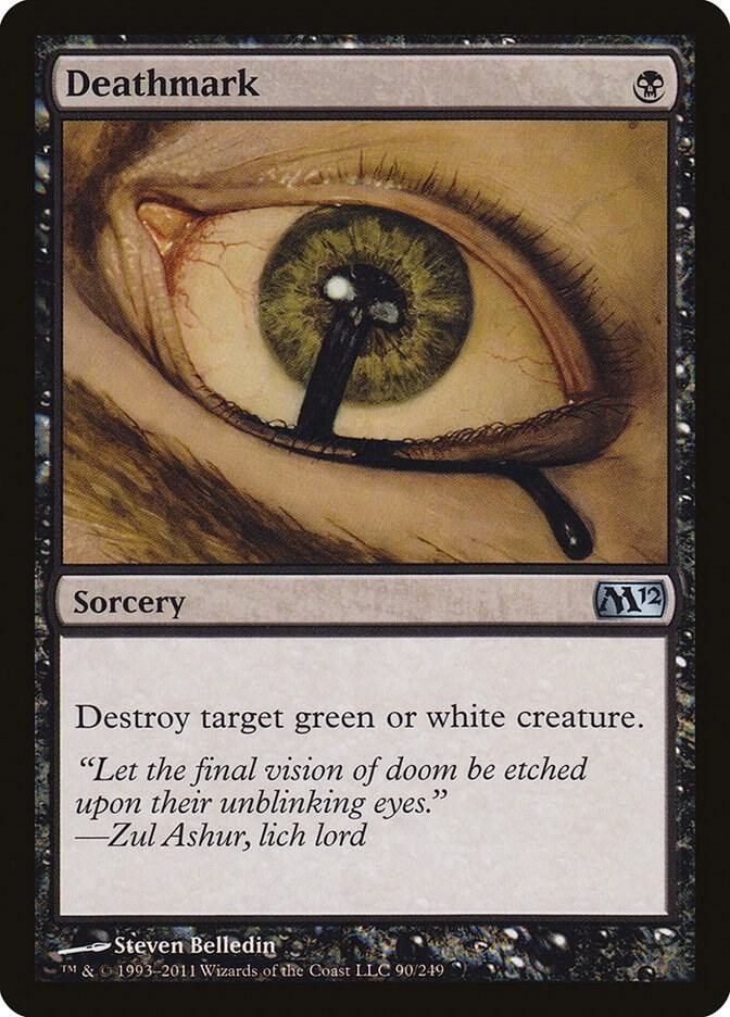 Deathmark 90 Uncommon Magic 2012 (M12) Magic: The Gathering Near Mint