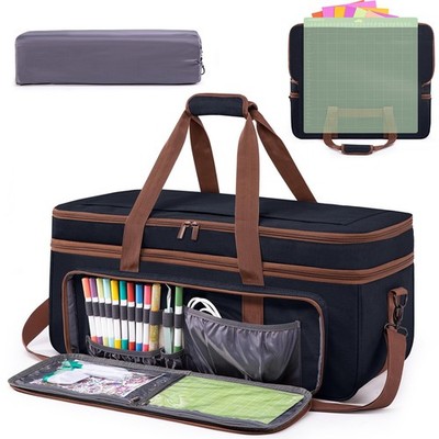 IMAGINING Carrying Case for Circut Maker 3, Maker 4, Double-Layer Machine Bag...