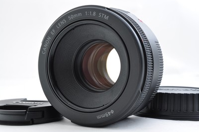 Canon EF 50mm f/1.8 STM Prime Lens AF Portrait Fast Lens From Japan Near Mint