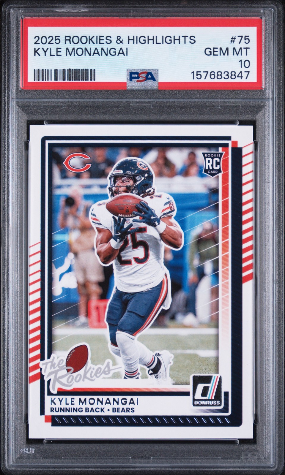 Kyle Monangai Donruss Rookies & Highlights #75 Base