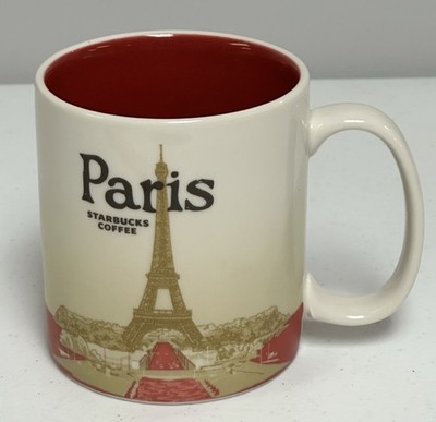 Starbucks Eiffel Tower Mug The ''Global Icon'' Collector Featuring Paris 16FL Oz