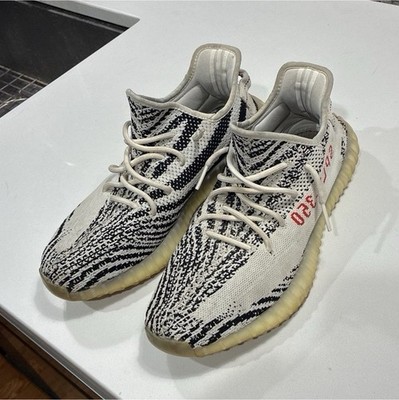 adidas Yeezy Boost 350 V2 Zebra White/Core Black/Red CP9654 Primeknit Low