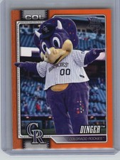 2026 Topps Mascots Dinger Orange SSP M-4 Rockies 18/25