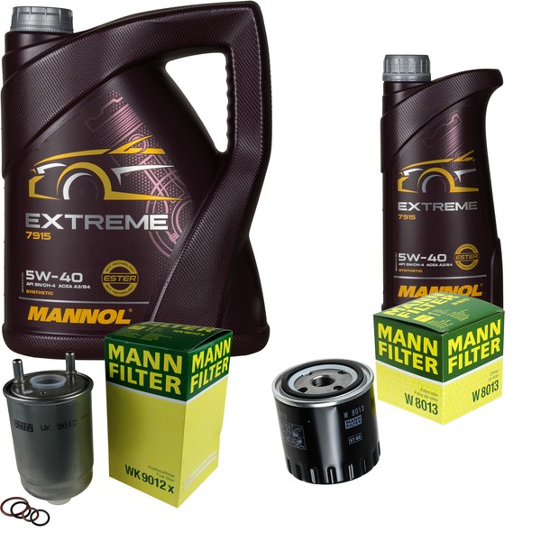 Inspektionspaket 6L Mannol Extreme 5W-40 FüR Suzuki Grand Vitara II 1.9 Ddis-image