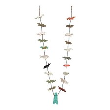NATIVE AMERICAN ZUNI CARVED MULTI-STONE TURQUOISE Bear ANIMAL FETISH NECKLACE