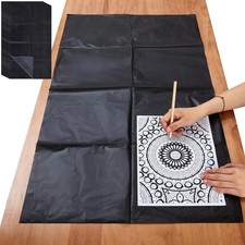 Dinifee 5 Sheets Large Carbon Paper for Tracing 20.3 x 36 Inch, Black