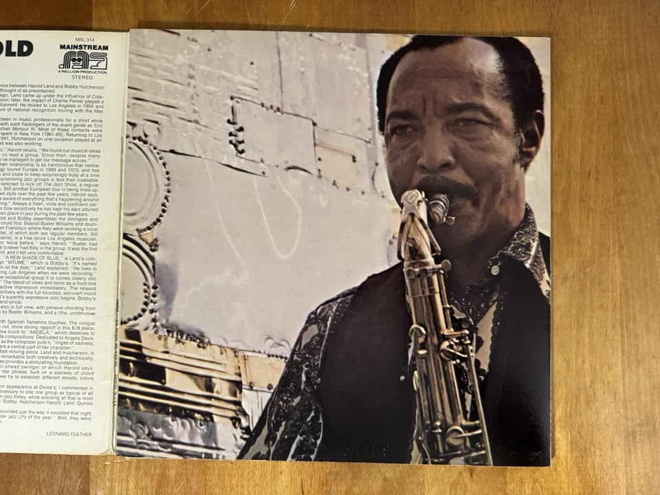 Harold Land LP A New Shade of Blue 1969 Mainstream MRL 314 Bobby Hutcherson NM! - Image 4 of 4