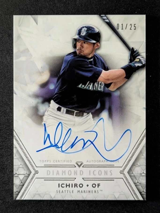 Ichiro Suzuki Autographed Baseball Sports Trading Cards for sale