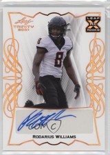 2021 Leaf Trinity Rodarius Williams #BA-RW2 Auto 0w8