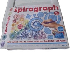 The Original Spirograph 30 Piece Drawing Set - Classic Spiral Art Kit - Used