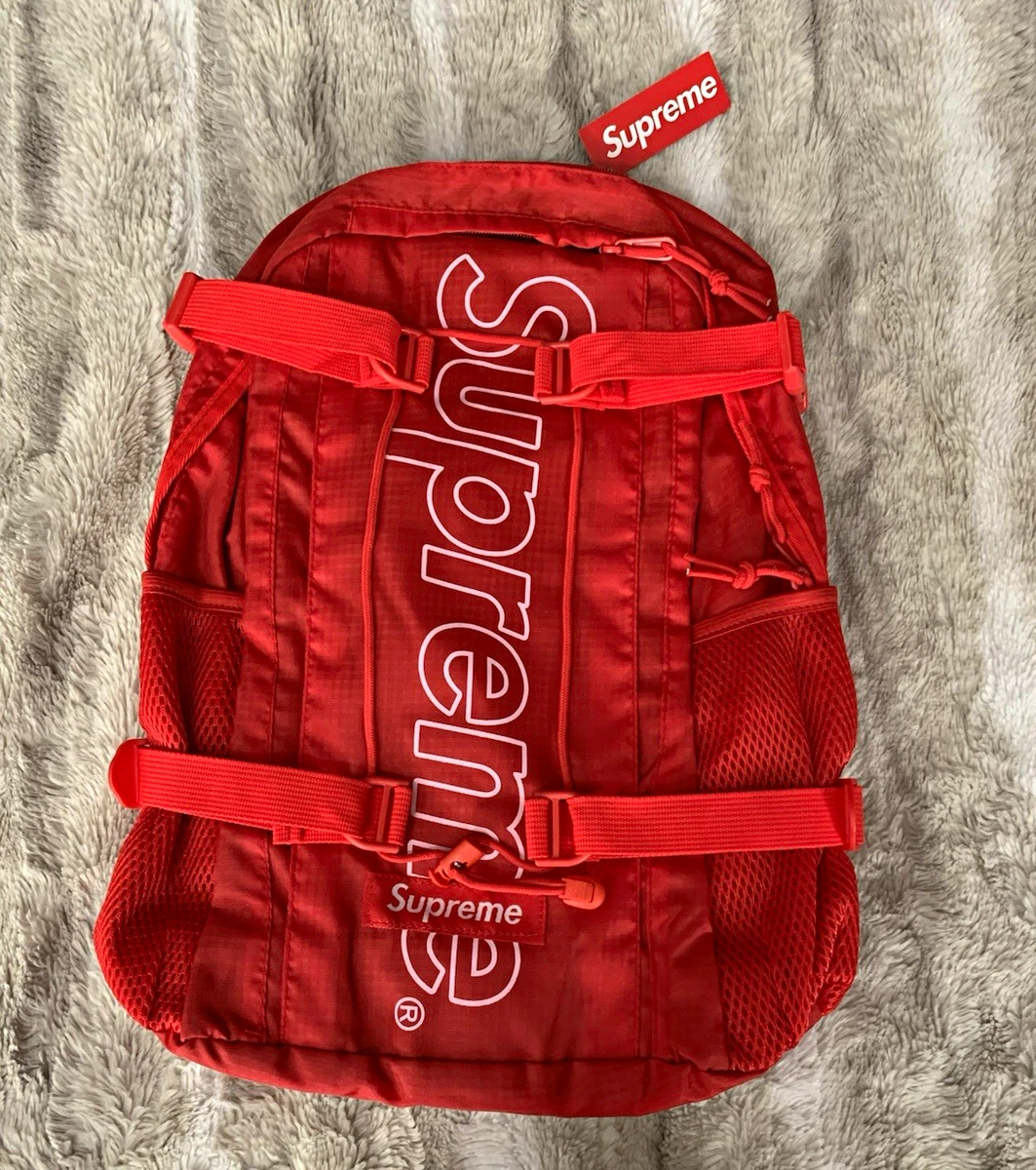 Supreme Red Backpacks for Men for sale - eBay