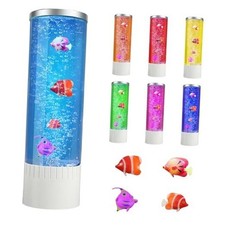Bubble lamp  7 Color Changing LED Lamps  Fake Aquarium Night Light 