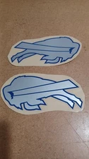 BILLS FULL SIZE FOOTBALL HELMET DECALS  20 Mils RIVALRY (BLUE/SILVER