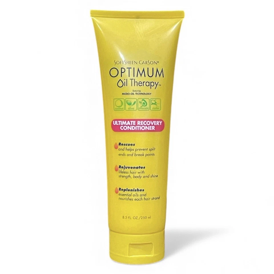 3 condicionadores de cabelo Soft Sheen Carson Optimum Oil Therapy Ultimate Recovery 8,5 oz - Imagem 2 de 4