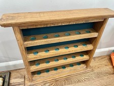 Wood Golf Ball Holder Display Wall Standing Shelf Decor NL