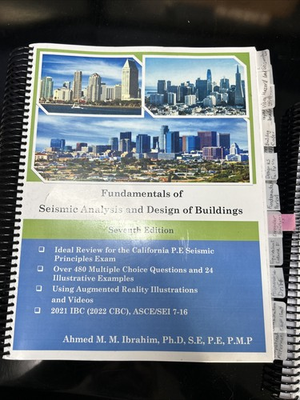 #ad #ad Fundamental Of Seismic Analysis And Design Of Building For California PE $95.00