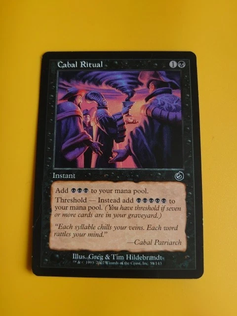 MTG Card. Cabal Ritual. Torment. Instant. as pictured - Image 2 of 4