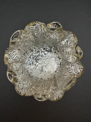 Murano Mid Century Modern Vintage Hand Blown Studio Art Glass Ashtray - Picture 5 of 6