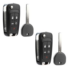 2 For 2010-2016 B119-PT Key + Remote Flip Key Fob for Chevy GMC OHT01060512