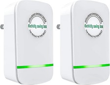 2 Pcs Pro Power Saver Energy Saver Household Power Saver Electricity Saving - US