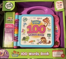 leapfrog learning friends 100 words book- Purple