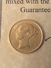 1863 GB Gold Sovereign Douro Shipwreck Treasure With Certificate