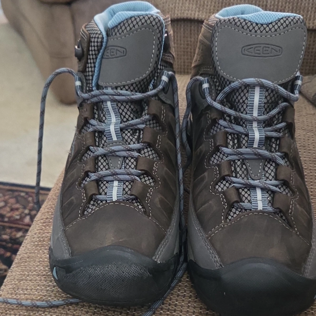 Keen Targhee Mid Fuji Rock Festival Hiking Boots Size US Mens 9.5 Black 1023477 Men main image 2