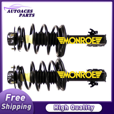 2 Monroe Left+Right Front Struts Shock Coil Springs for Toyota Camry