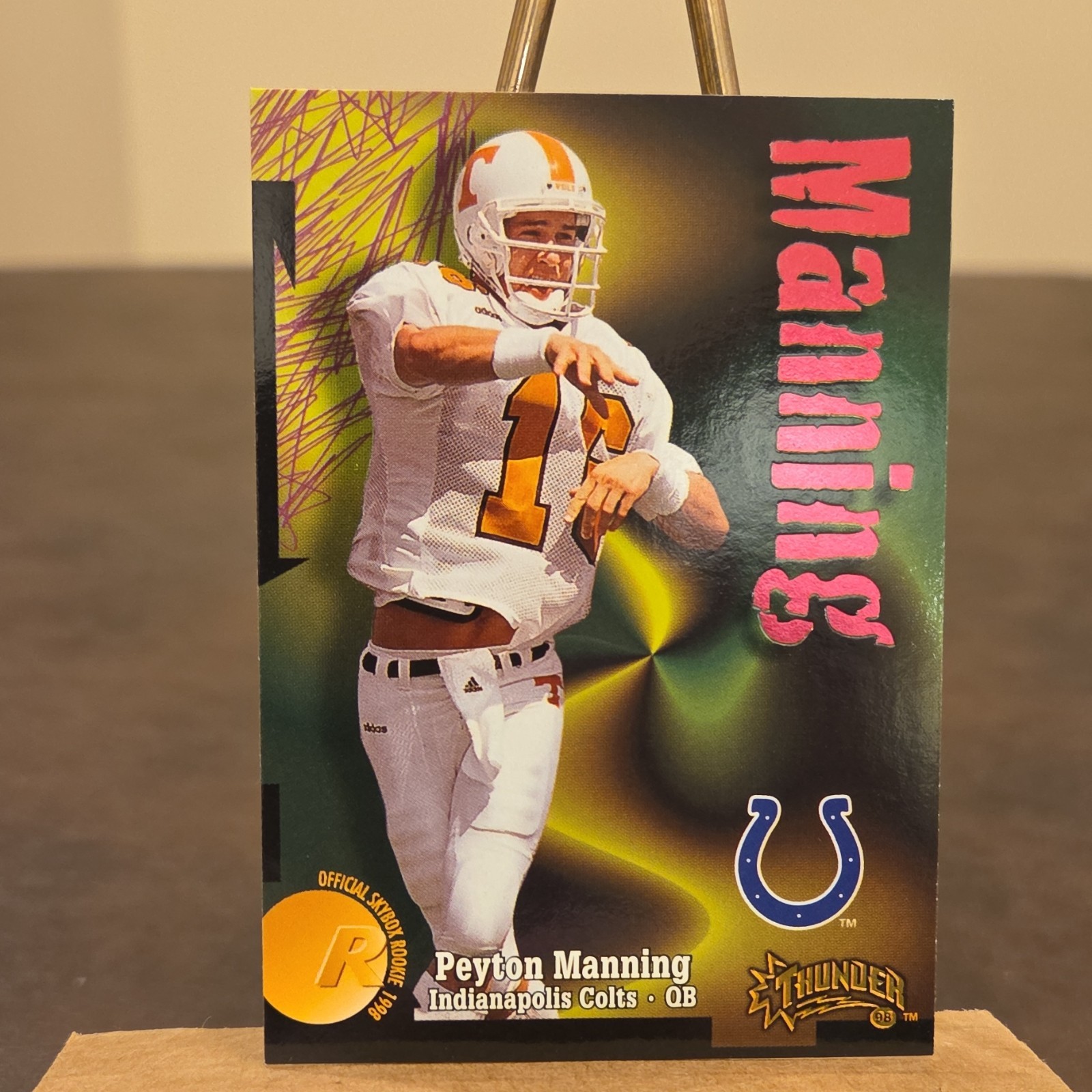 SkyBox 1998 Thunder Peyton Manning #239 Rookie Football Indianapolis Colts