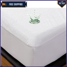 Luxurious California King Size Waterproof Mattress Protector - Soft  Breathable