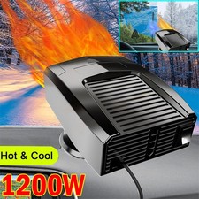 1200W Portable Electric Car Heater 12VDC Heating Fan Defogger Defroster Demister