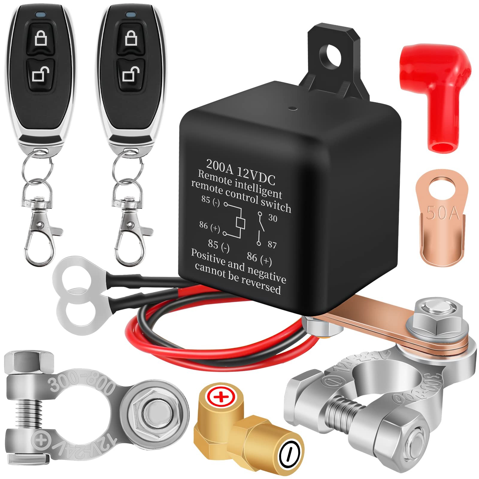 Staccabatteria Marino 12V 200A Wireless: Interruttore per Barche e Yacht