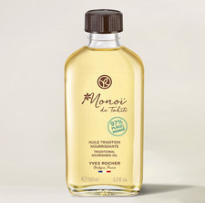 YVES ROCHER MONOI DE TAHITI SUN CARE TRADITIONAL NOURISHING OIL 100 ml. NEW