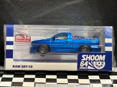 1/64 MIJO EXCLUSIVES SHOOM 64 DODGE RAM SRT 10 BLUE/WHITE