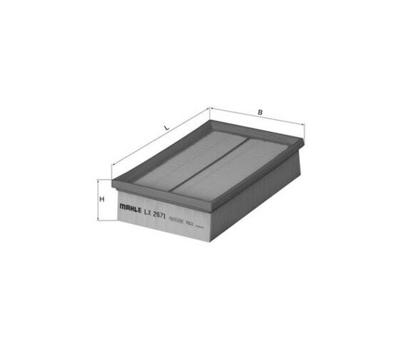 Fits KNECHT LX 2671 JAGUAR air filter - Image 21