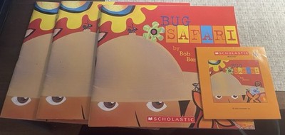 Bug Safari, Bob Barner, 3 Paperback Books and Audio CD, Very Good, PreOwned