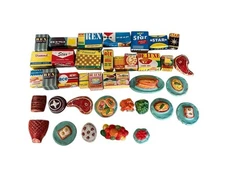 Vintage Deluxe Reading Dream Kitchen Packaged Food Boxes and Food Pieces Lot