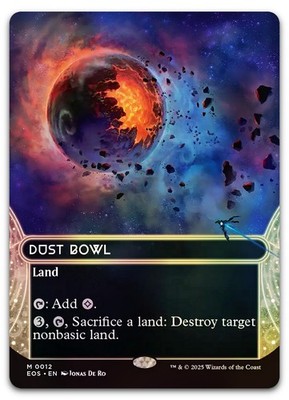Dust Bowl (0012) (Borderless) #12 (Foil) (NM) Edge of Eternities EOS Magic MTG