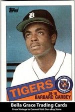 1985 Topps Barbaro Garbey #243 Detroit Tigers Rookie MLB Baseball 