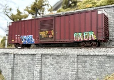 ExactRail Platinum HO Scale Box Car  NIB Weathered