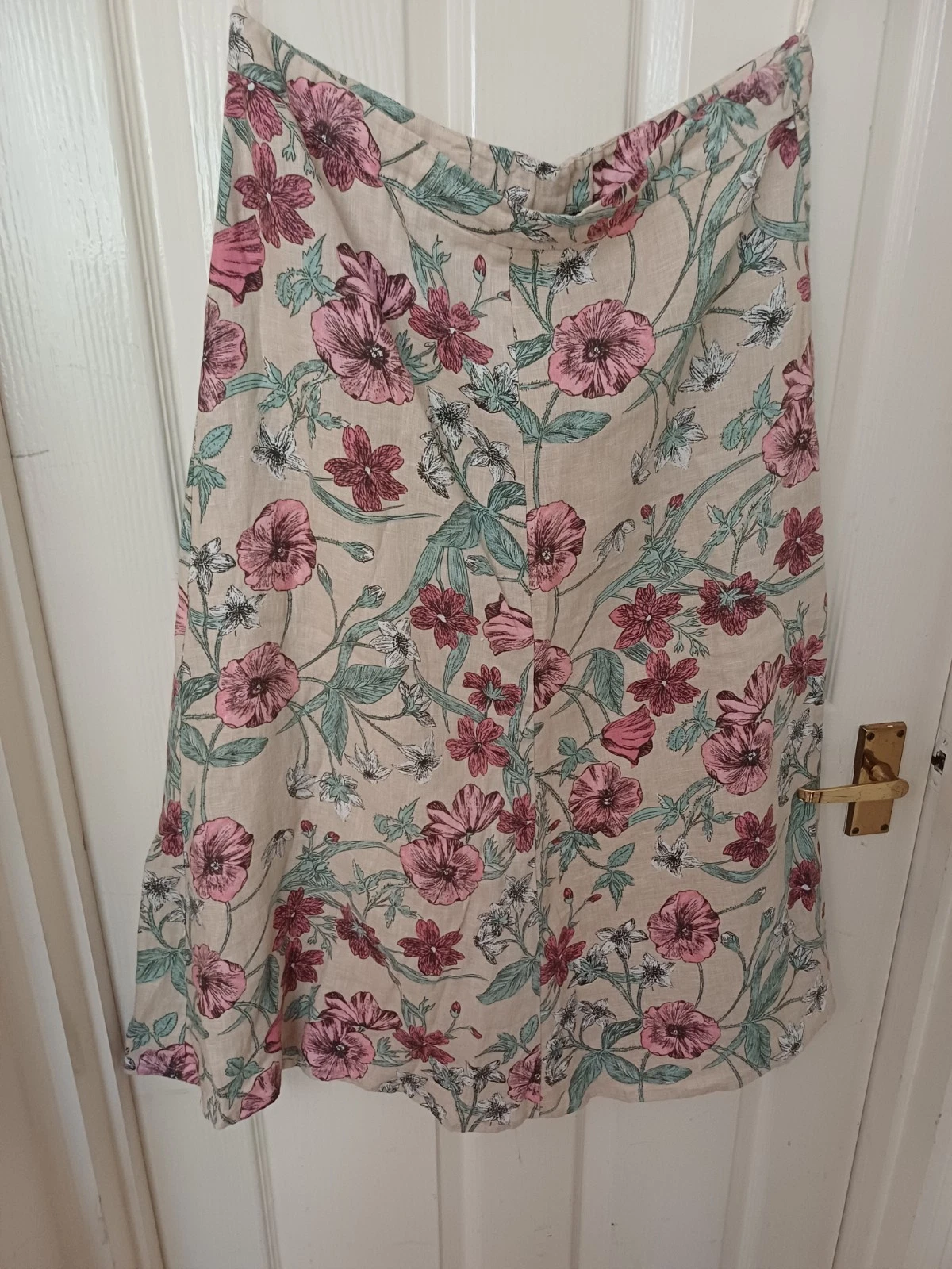 PRETTY RETRO LAURA ASHLEY LINED LINEN SKIRT SZ 12
Opens in a new window or tab