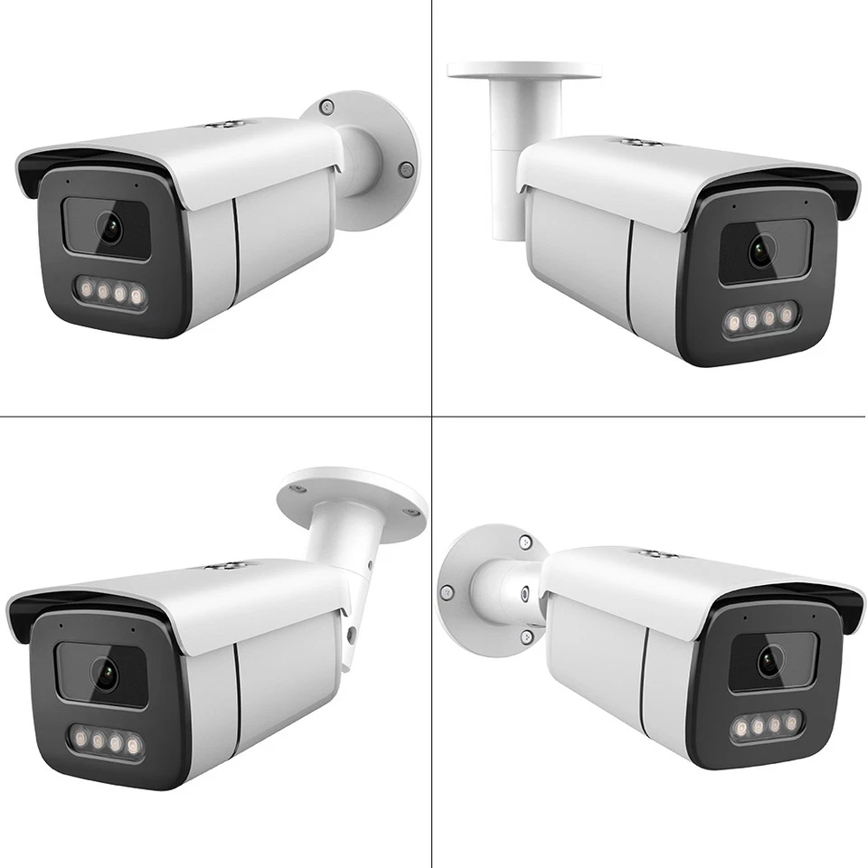 Hikvision Compatible CCTV Bullet POE Full Color Mic 4K 8MP IP Camera Security UK - Image 4 of 4