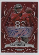 2025 Panini Phoenix Rookies Red Auto 39/99 Tez Johnson #166 Auto 1e1b