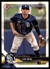Luis Urias 2018 Bowman #BP57 Padres MLB READ FREE SHIPPING AutographDen